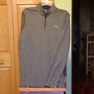 Under Armour long sleeve half zip pullover.